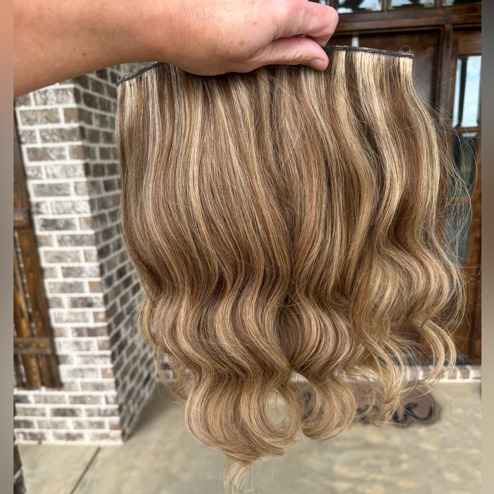 Full Shine brand human hair U part half wig 14-16in - Picture 13 of 16